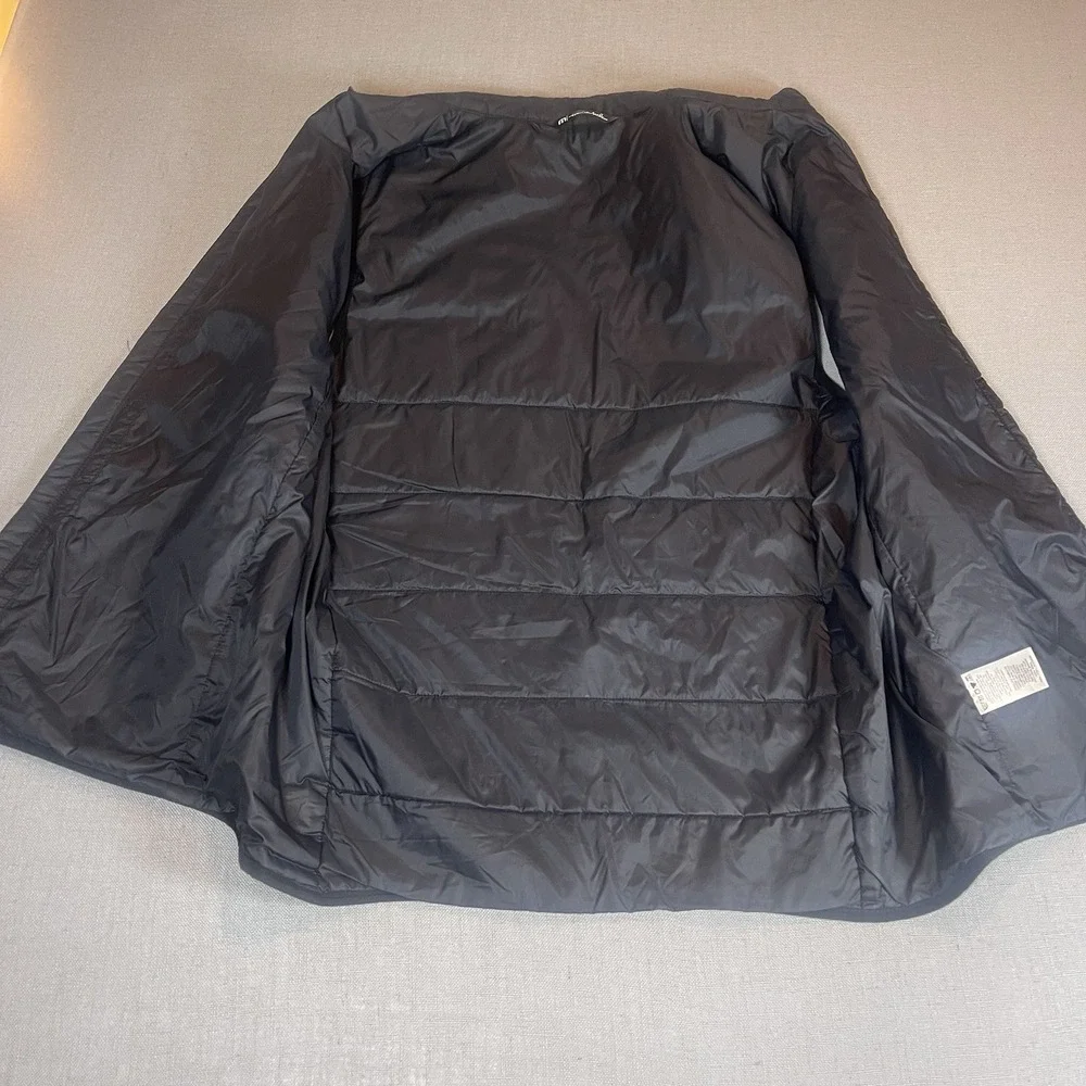 Travis Mathew Men's Large Black Insulated Golf Vest Pockets‎ Ripstop *Flaws*